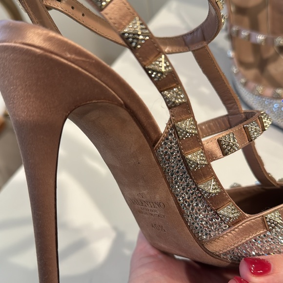 Valentino Rockstud Crystal Heels - Picture 12 of 13